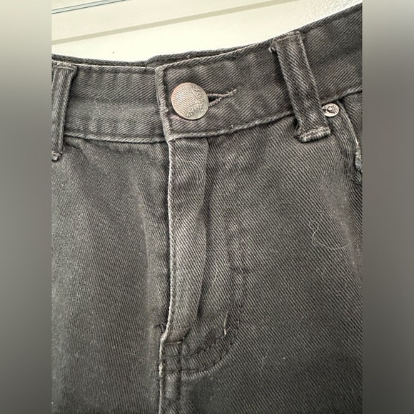 Free People We The Free Black High Waisted Denim Cutoff Shorts | Size 26 - Picture 10 of 13